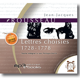 jaquette du livre audio Lettres choisies - 1728 -1778